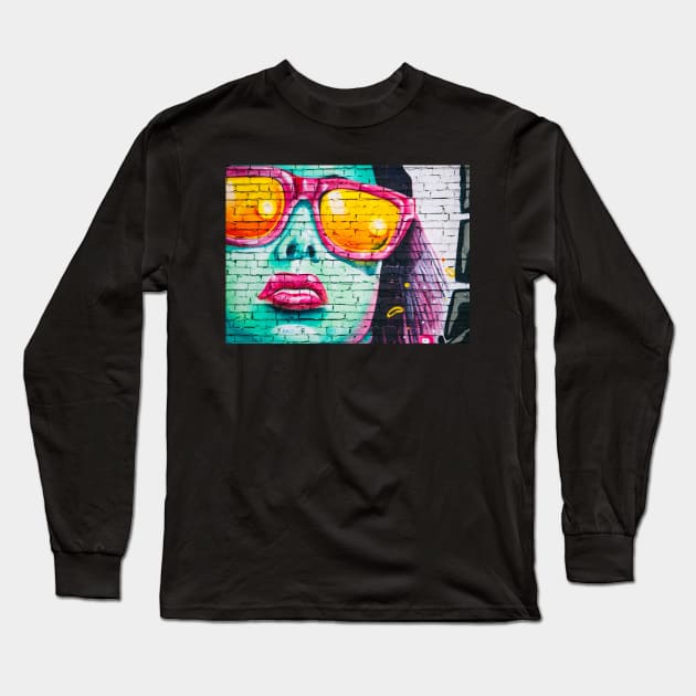 Woman portrait Long Sleeve T-Shirt by varwek